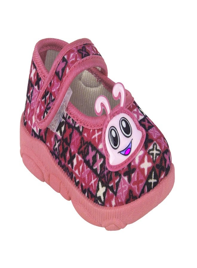 Coolz Kids Chu-Chu Sound Musical First Walking Bellies Mini-1 for Baby Girls for 9-24 Months (Pink, 12_Months) - Image 1