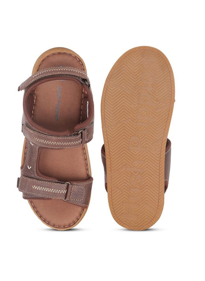 Hush Puppies - Hush Puppies Marcus Sandal Mens Casual Sandal In Brown - Image 1