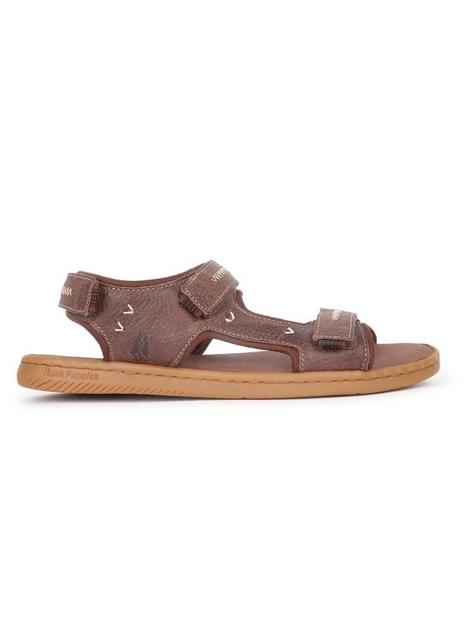 Hush Puppies - Hush Puppies Marcus Sandal Mens Casual Sandal In Brown - Image 1