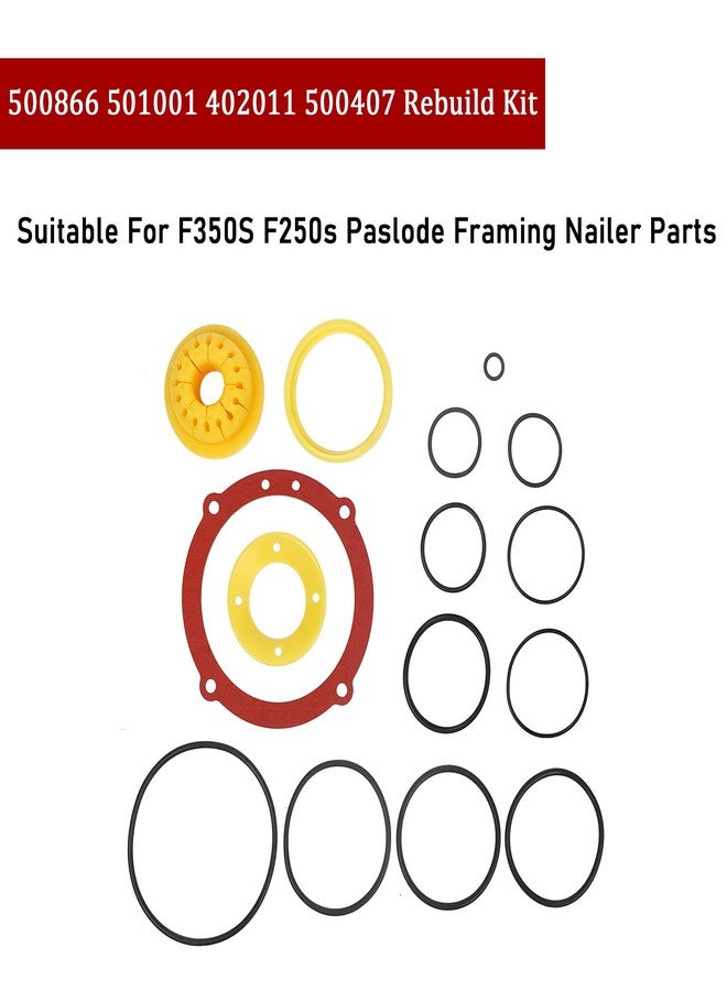 DFD 500866 501001 402011 500407 O-Ring Fits for Paslode F350s Rebuild Kit F350S F250S F325C Compatible with Paslode Framing Nailer Parts Rebuild Kit Replacement Repair Parts - Image 5