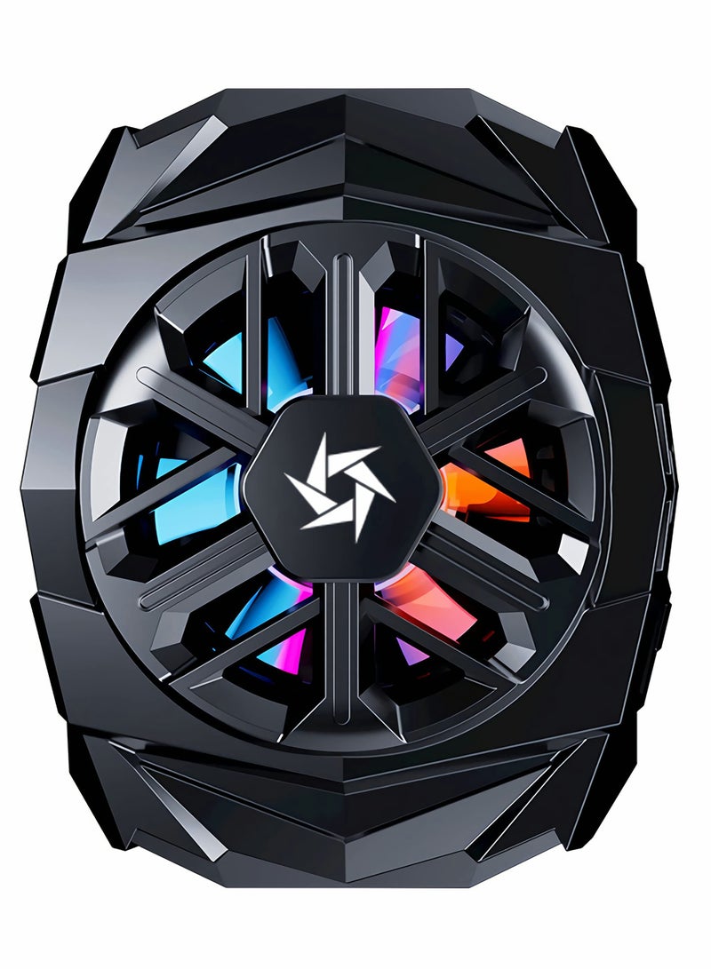 Phone Cooler Fan, Magnetic Cell Phone Cooler with Built-in Battery, Portable Gaming Semiconductor Cooling Compatible with iPhone - Image 1