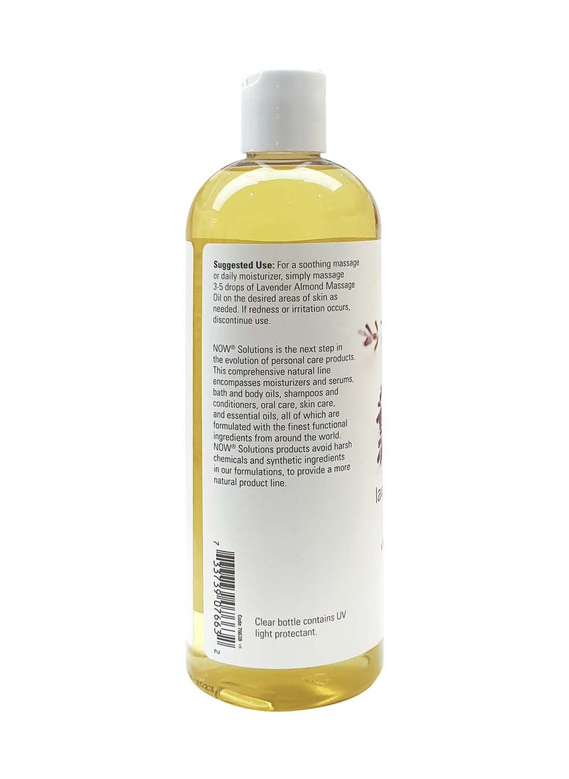 now Now Solutions, Lavender Almond Massage Oil 16 fl oz. / 473 ml  - Image 3