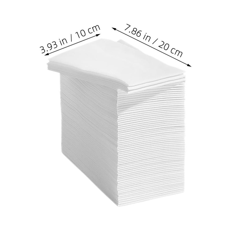 Disposable Dinner Napkins 100 Pieces White Thick Folded 40x30cm for Party Wedding Banquet - Image 3