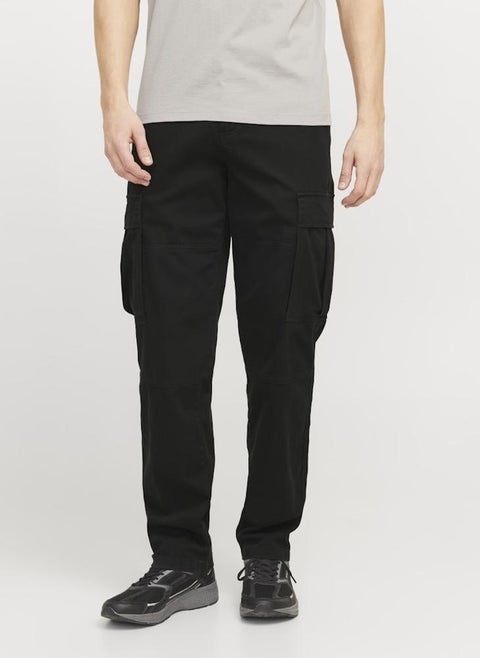 Drawstring Pocket Detail Cargo Pants