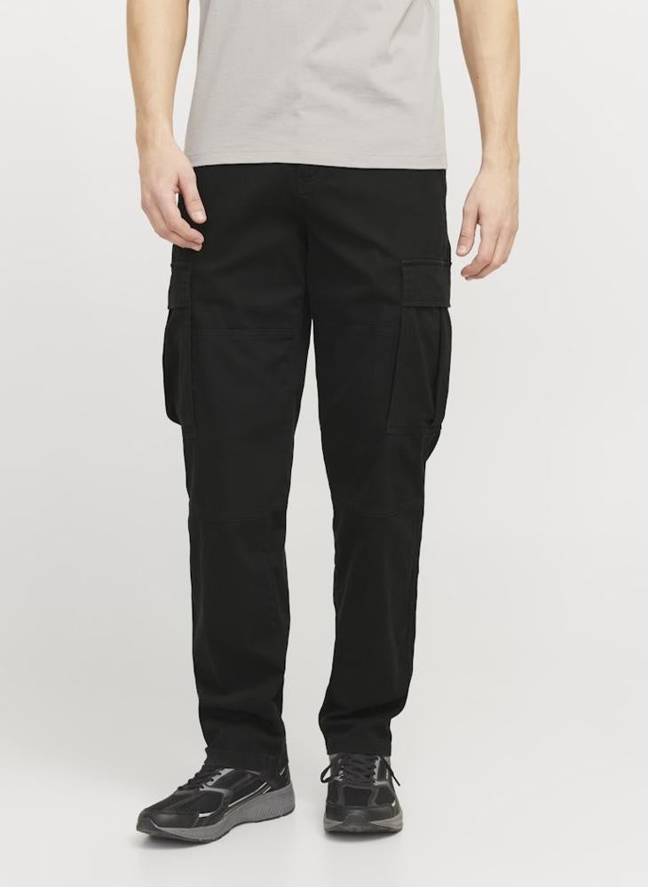 JACK & JONES - Drawstring Pocket Detail Cargo Pants - Image 1