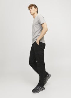 JACK & JONES Drawstring Pocket Detail Cargo Pants  - Image 4
