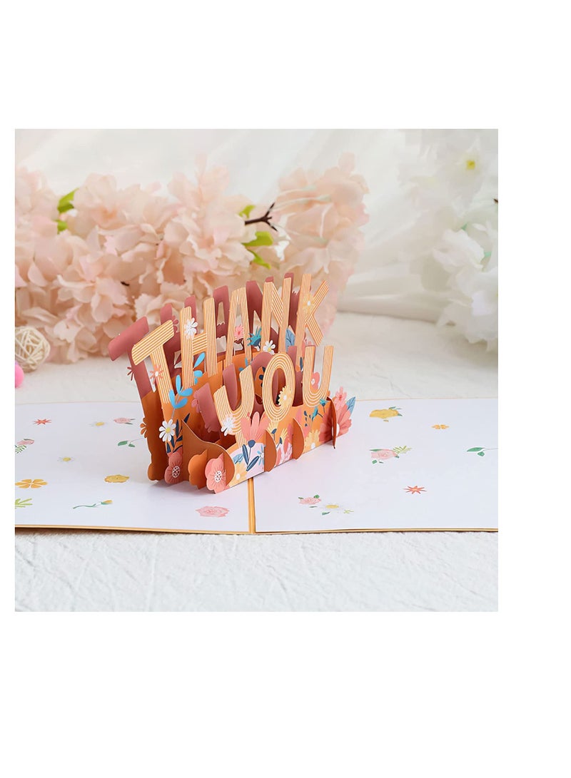 SYOSI Tree of Hearts Pop Up Card, Heart shaped 3D Popup Greeting Cards, Perfect for Mother's Day, Anniversary, Birthday Gift Card for Her, Mom, Wife, Valen tine's Day, Festival CardsThank You  - Image 5
