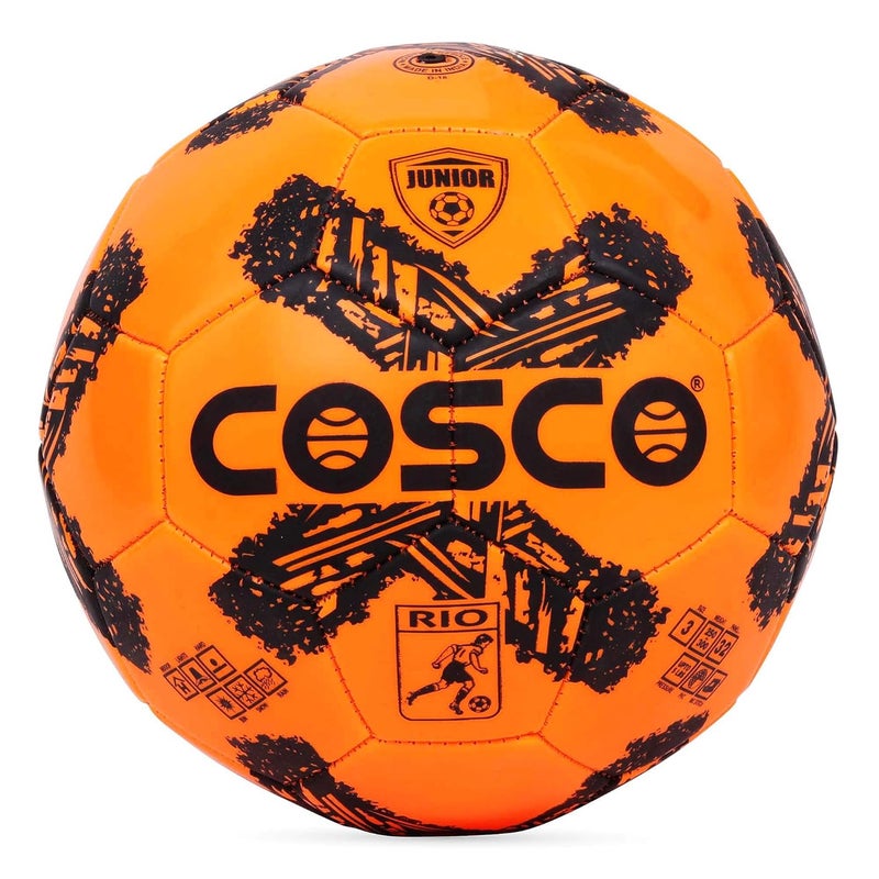 COSCO كرة القدم ريو من كلوريد البوليفينيل، الحجم 3، (أصفر) - Image 1