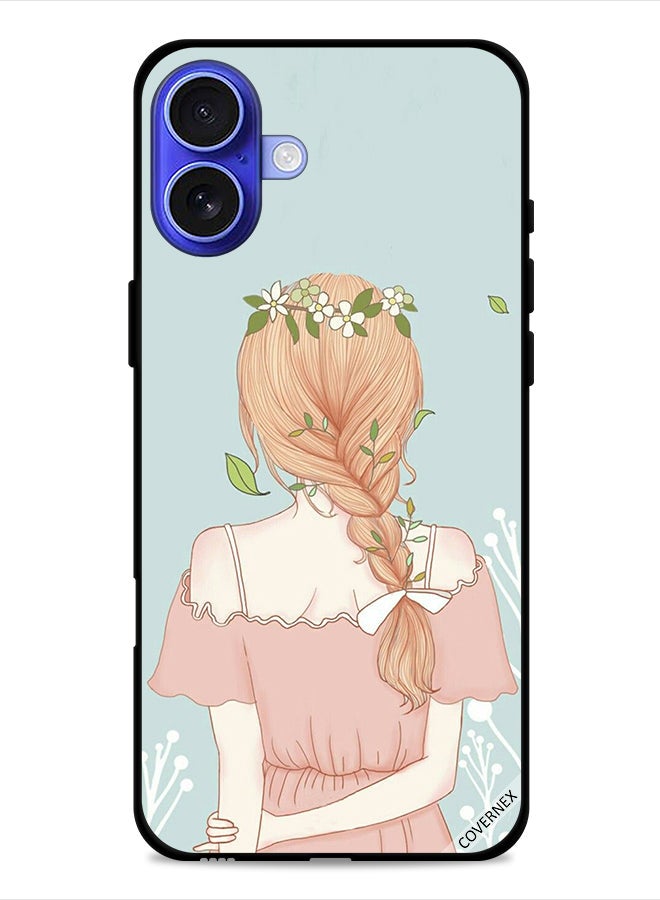 Covernex Apple iPhone 16 Protective Case Cover Standing Girl Looking Cute - Image 1