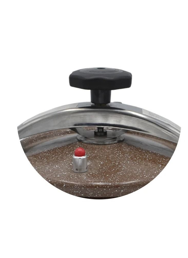 BASURRAH - Granite pressure cooker brown color 5 liters - Image 1