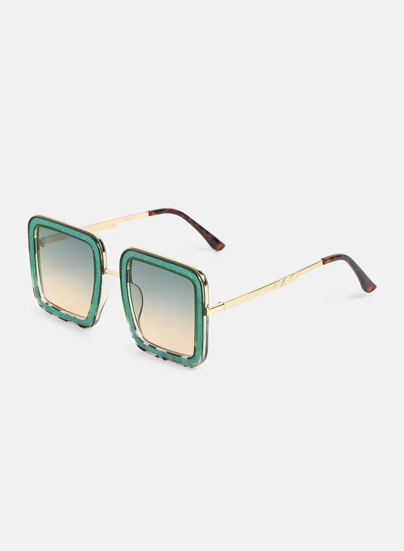 صوص هاوت Gradient Oversized Sunglasses - Multicolour