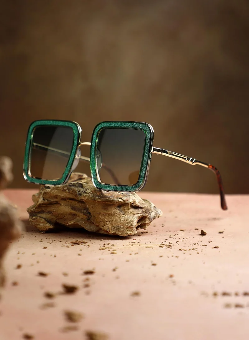 صوص هاوت Gradient Oversized Sunglasses - Multicolour