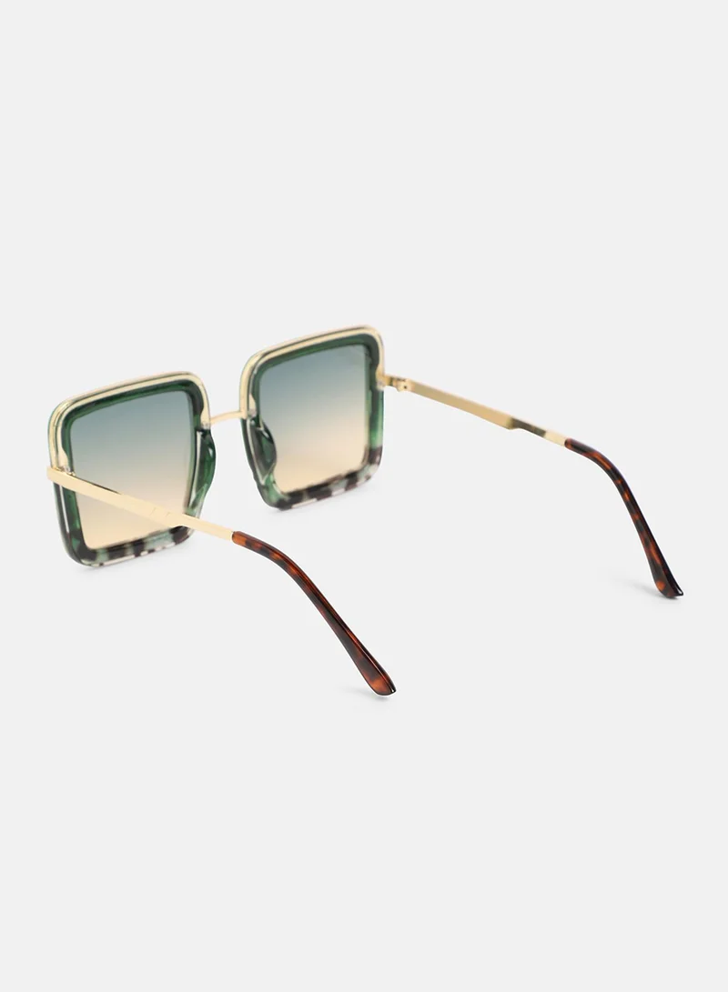 صوص هاوت Gradient Oversized Sunglasses - Multicolour