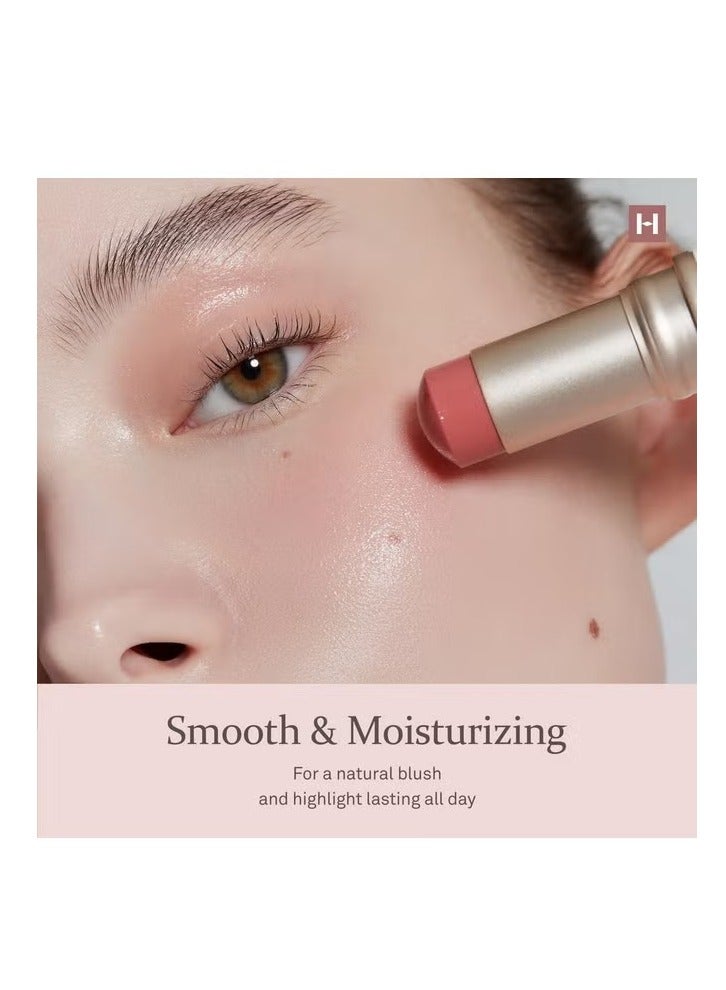 هينس البعد الحقيقي إشعاع بلسم 10G الطبيعي لامع الوجه تسليط الضوء عصا لامع بلسم كوري الاحمراء لون شفاف لون الجلد رقيق نسيج التركيب، عصا ماكياج متعددة (1، غرفة العطاء، Tp003) - Image 2