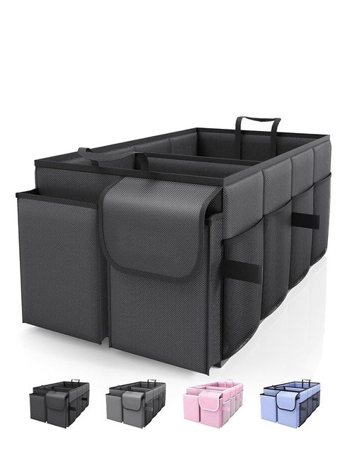 Large-Capacity Foldable Car Trunk Storage Box, Vehicle Storage Organizer, In-Car Storage Container, Rear Trunk Organizer