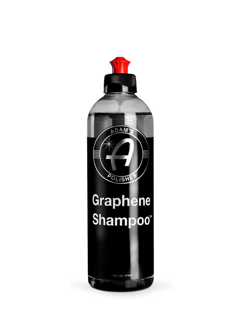 Adam's Polishes Adam's Graphene Shampoo 16oz Graphene Ceramic Coating Infused Car Wash Soap Powerful Cleaner & Protection In One Step pH Neutral High Suds For Foam Cannon Foam Gun Or Detailing Bucket  - Image 1