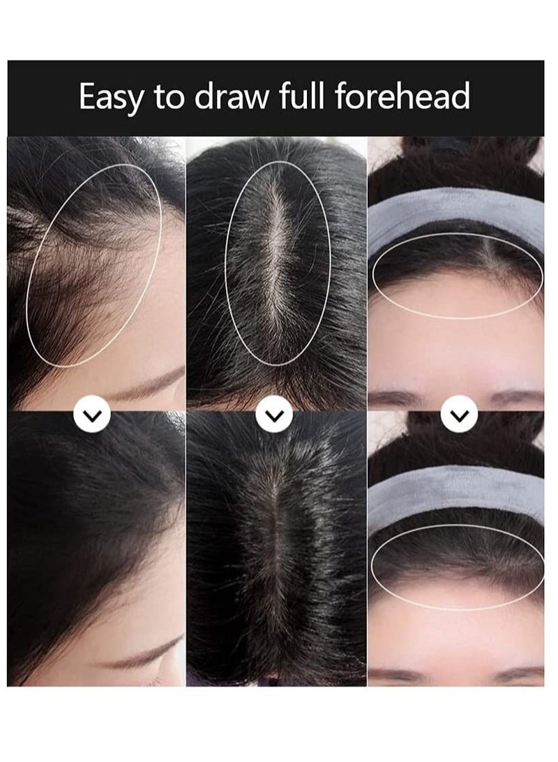 Sevich Instantly Hairline Shadow Hairline Powder Quick Cover Hair Root Concealer Eyebrows & Beard Line Hair Root Touch Up for Thinning Hairline Windproof & Sweatproof (Light Coffee) - Image 4