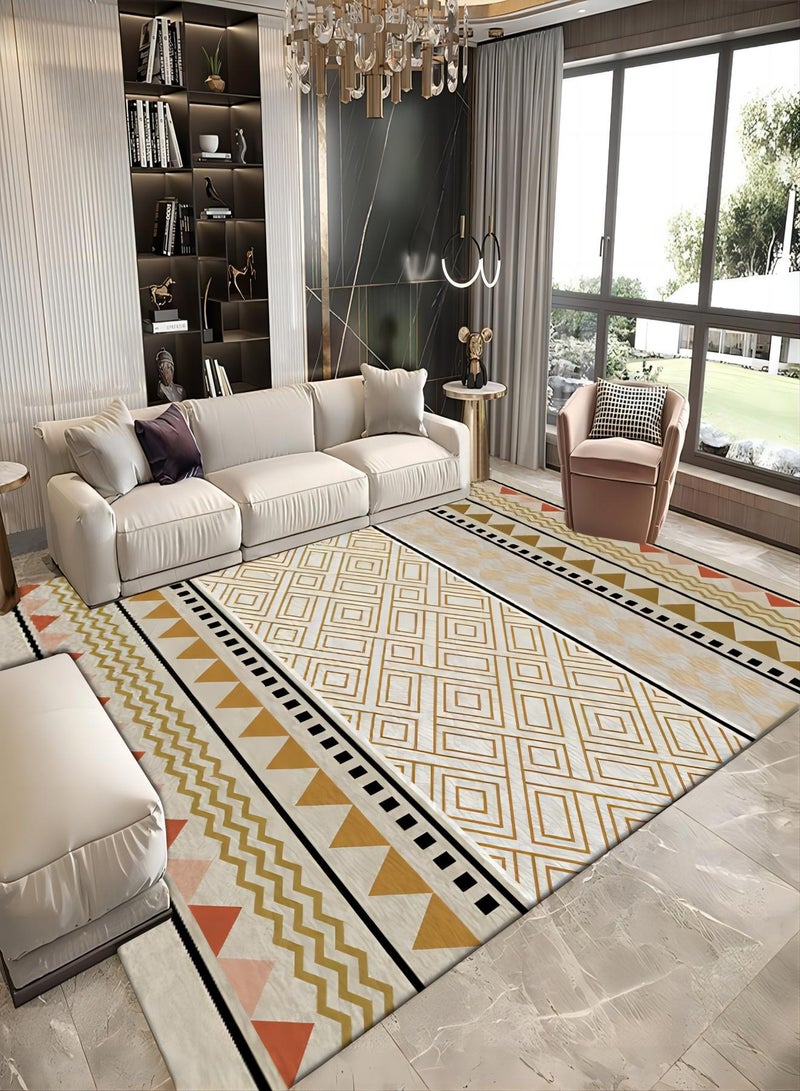 Sharpdo سجادة مستطيلة ناعمة الحجم 160 × 230 سم - Image 1