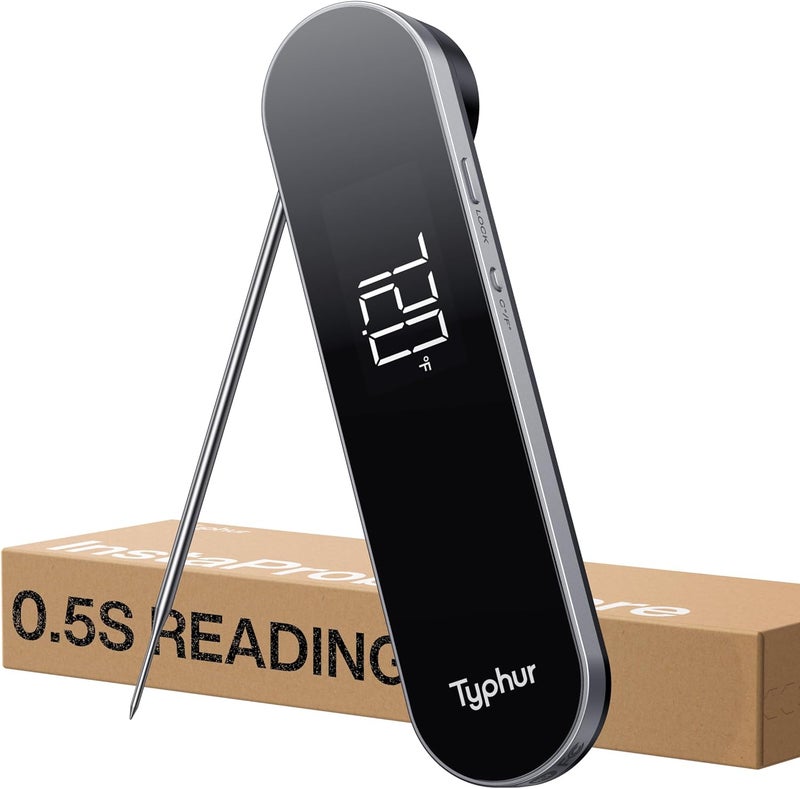 Typhur InstaProbe Core 0.5 Sec Instant Read Meat Thermometer Digital with Readable Display in Sunlight for Cooking, Professional Thermometer with IP67 Waterproof for Grill, BBQ, Cooking, Smoker - Image 1