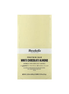 Barebells Barebells, Protein Bar, White Chocolate Almond, 12 Bars, 1.94 oz (55 g) Each  - Image 1