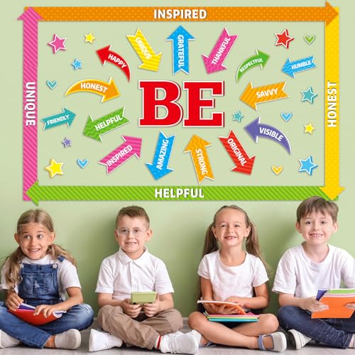 Justforjoyful Affirmation Station Bulletin Board Set Be Amazing Bulletin Board Decorations Positive Sayings Accents Themed Classroom Bulletin Boards Arrow Sign Cutouts for School Wall Decor - Image 5