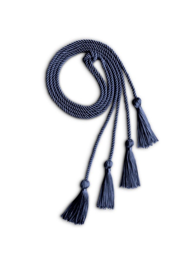 Endea Graduation Double Honor Cord (Navy Blue) - Image 5
