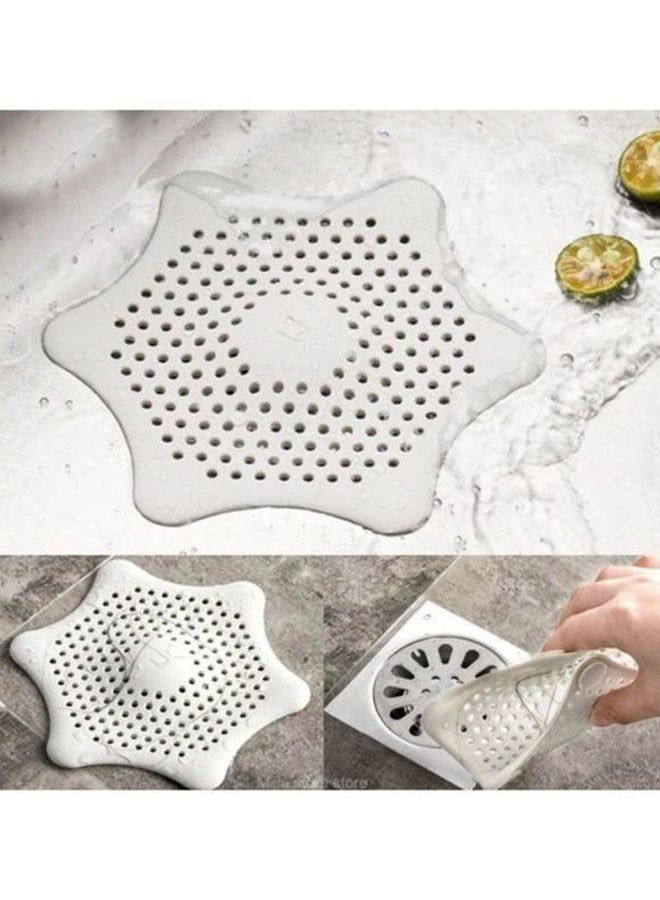 High Quality Silicone Star Shaped Sink Strainer 4 Pack – Kitchen and Bathroom Drain Hair Catcher with Suction Cups, Anti-Clogging Filter Cover, Decorative Multi-Color Drain Protector, Easy to Use - Image 2