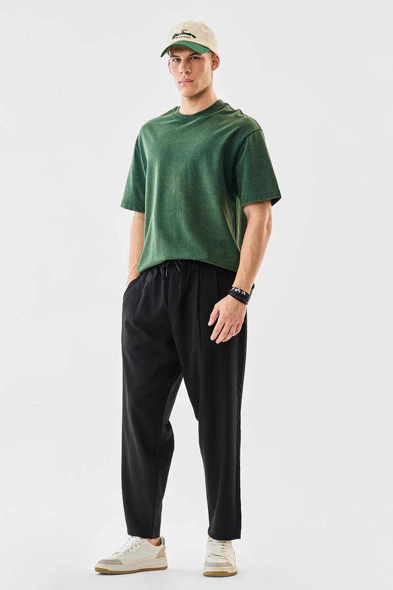 SNITCH Relaxed Fit Stretch DrawstringTrousers