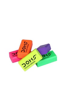 DOMS 20-Piece Dust Free Erasers Assorted Colours  - Image 2