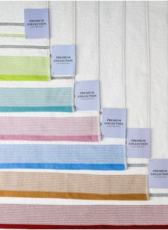 بالتيك لينين 100% Cotton Ultra Soft Bath Towel Set, 70x140 cm, Quick Dry, Super Absorbent, Antibacterial Treatment, 550 GSM Terry-  Weft collection  - Image 3
