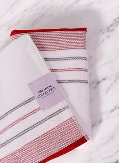 بالتيك لينين 100% Cotton Ultra Soft Bath Towel Set, 70x140 cm, Quick Dry, Super Absorbent, Antibacterial Treatment, 550 GSM Terry-  Weft collection  - Image 4