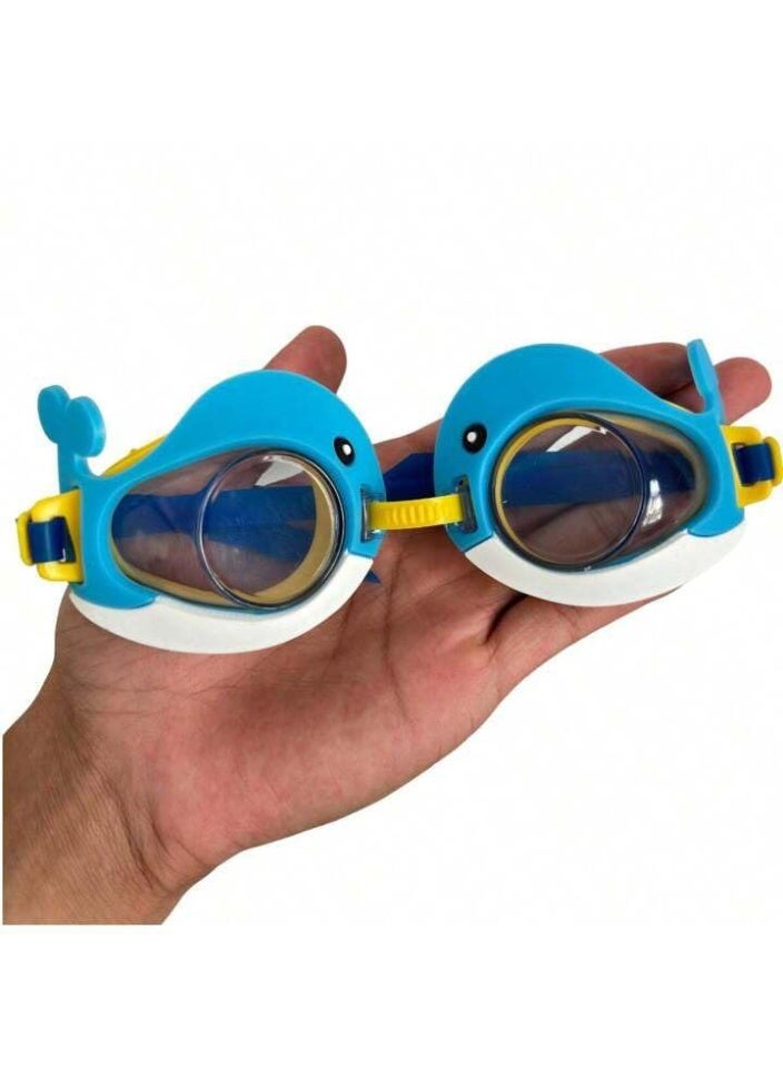 QSHOP QSHOP® Kids Swim Goggles with UV Protection, Anti-Fog, No Leak, Adjustable Strap, Flexible Nose Bridge Design - Kids Swim Goggles  - Image 5