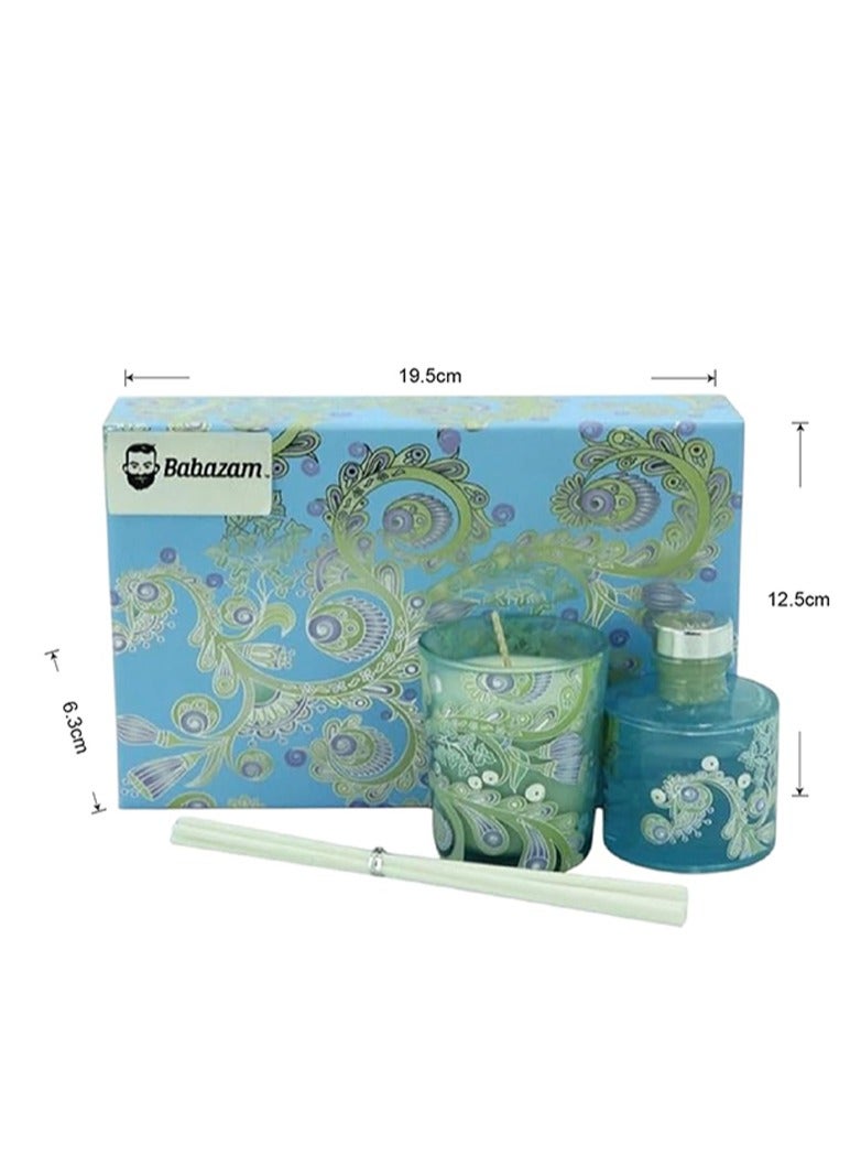 BABAZAM Scented Candle Set Blue  - Image 1