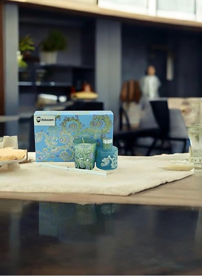 BABAZAM Scented Candle Set Blue  - Image 5