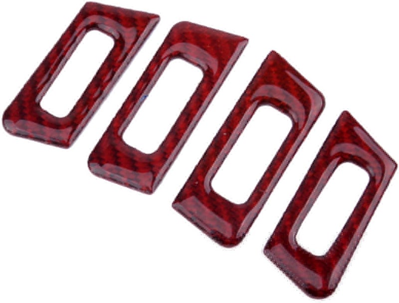 DEMULAX Red Carbon Fiber Air Conditioner Outlet Cover Trim - Image 4