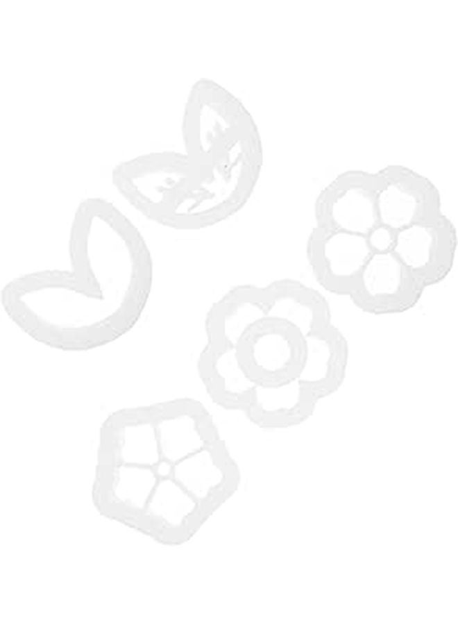 قالب زهور البوليمر كلاي 5 قطع أدوات أقراط للحلي اليدوية والحرف اليدوية والديكورات - Image 1