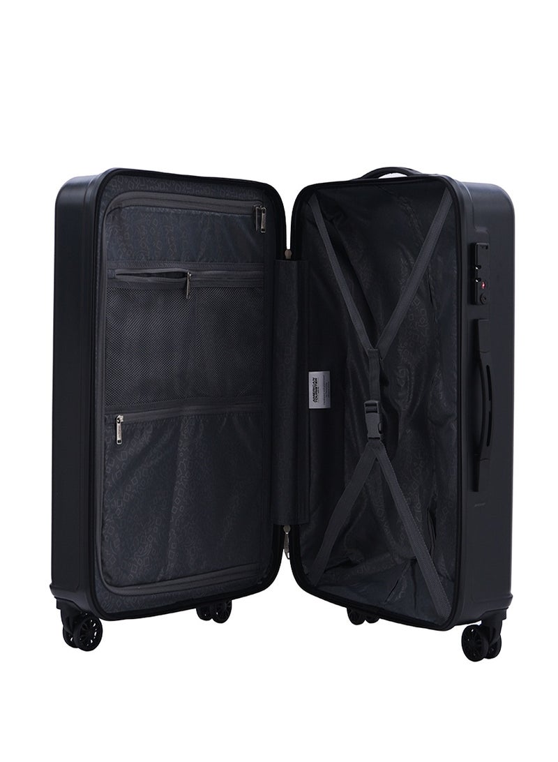 AMERICAN TOURISTER Skytrac DW V2 Suitcase, Check-In Size 68 cm / 25 inch, 4 Spinner Wheels, Hard Top, Polypropylene, Black|TSA Combination Lock|Scratch & Impact Resistant Material - 3 Years Global Warranty - Image 5