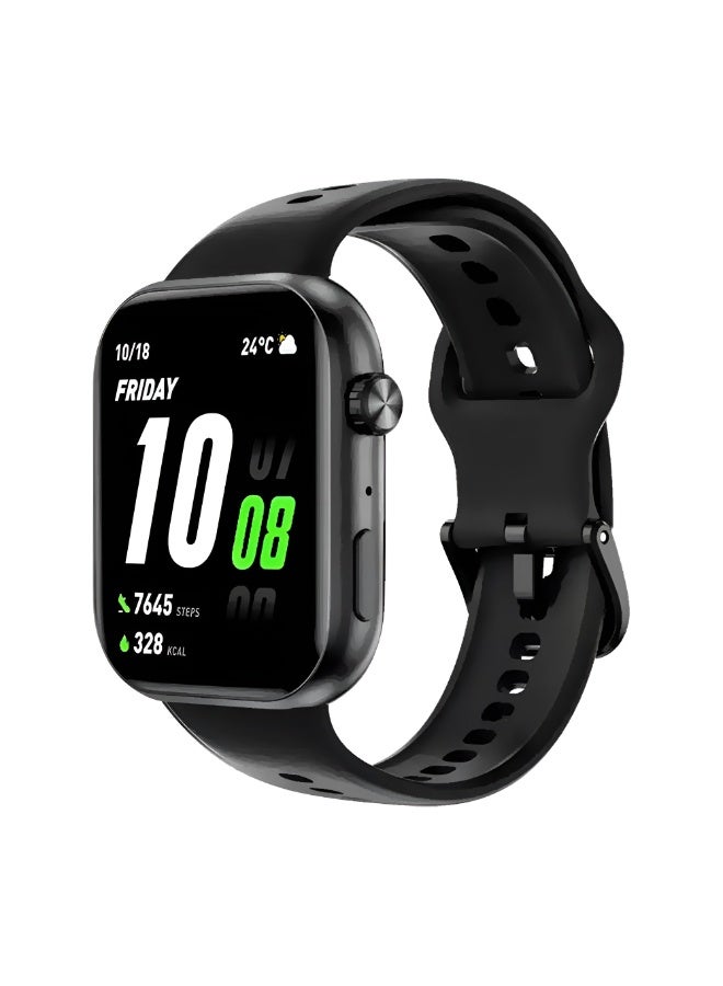 أونور تشويس ساعة ذكية Watch 2i بشاشة AMOLED مقاس 1.85 بوصة ومقاومة للماء ومراقبة صحية شاملة وعمر بطارية طويل أسود - Image 1
