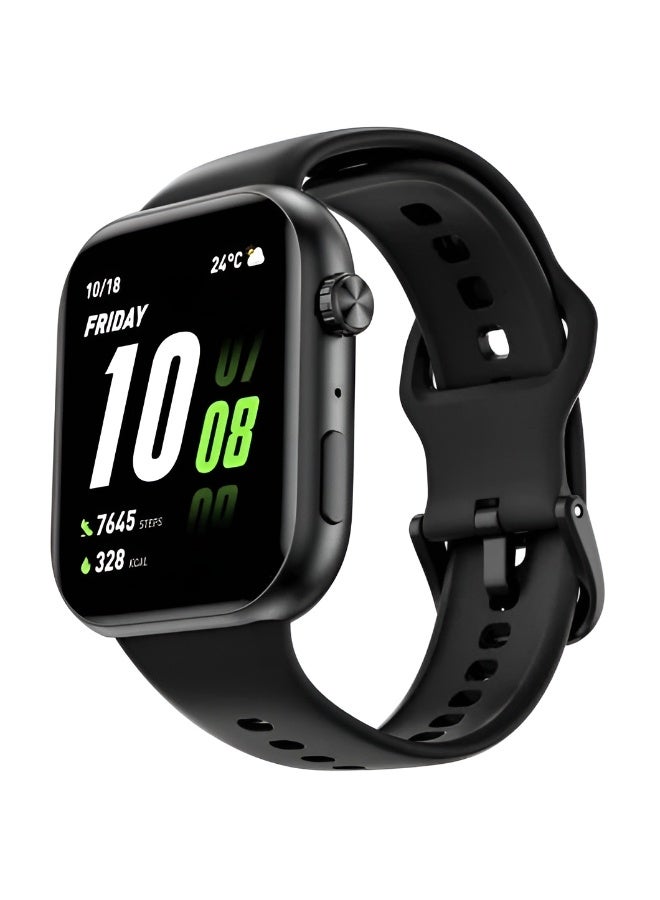 أونور تشويس ساعة ذكية Watch 2i بشاشة AMOLED مقاس 1.85 بوصة ومقاومة للماء ومراقبة صحية شاملة وعمر بطارية طويل أسود - Image 2