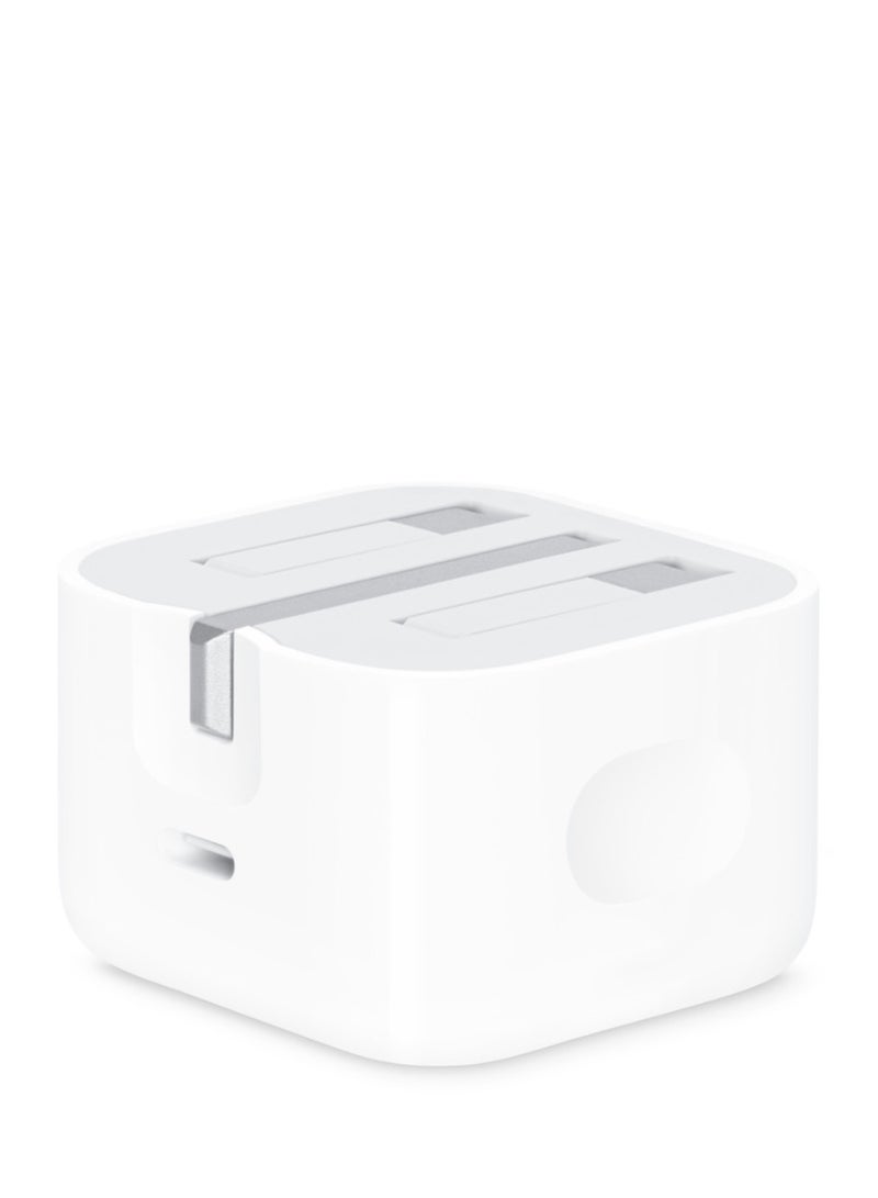 Apple 20W USB-C Power Adapter (MHJF3B) – Fast Charging Wall Charger, UK 3-Pin Plug - Image 4