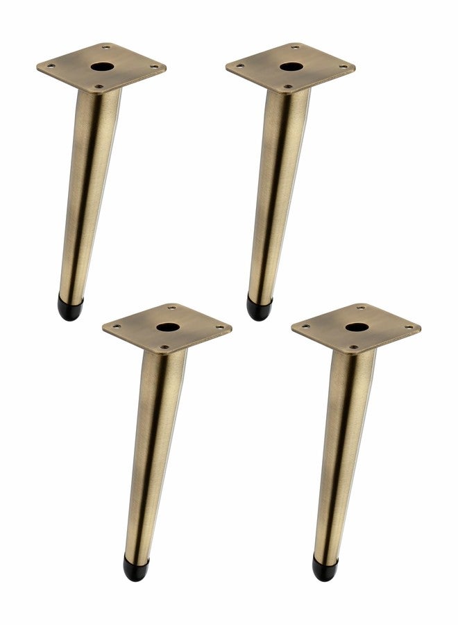 LAPO 4 Inch Sofa Legs, Elegant Rose Gold Metal Legs with Contemporary Square Shape for Sofas and Tables, Antique (Set of 4) 3 Years Warranty - Image 1