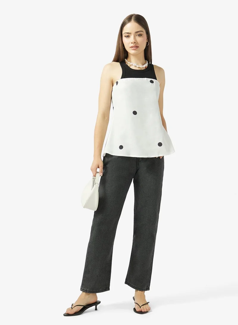 Ginger Mid Rise Straight Fit Jeans