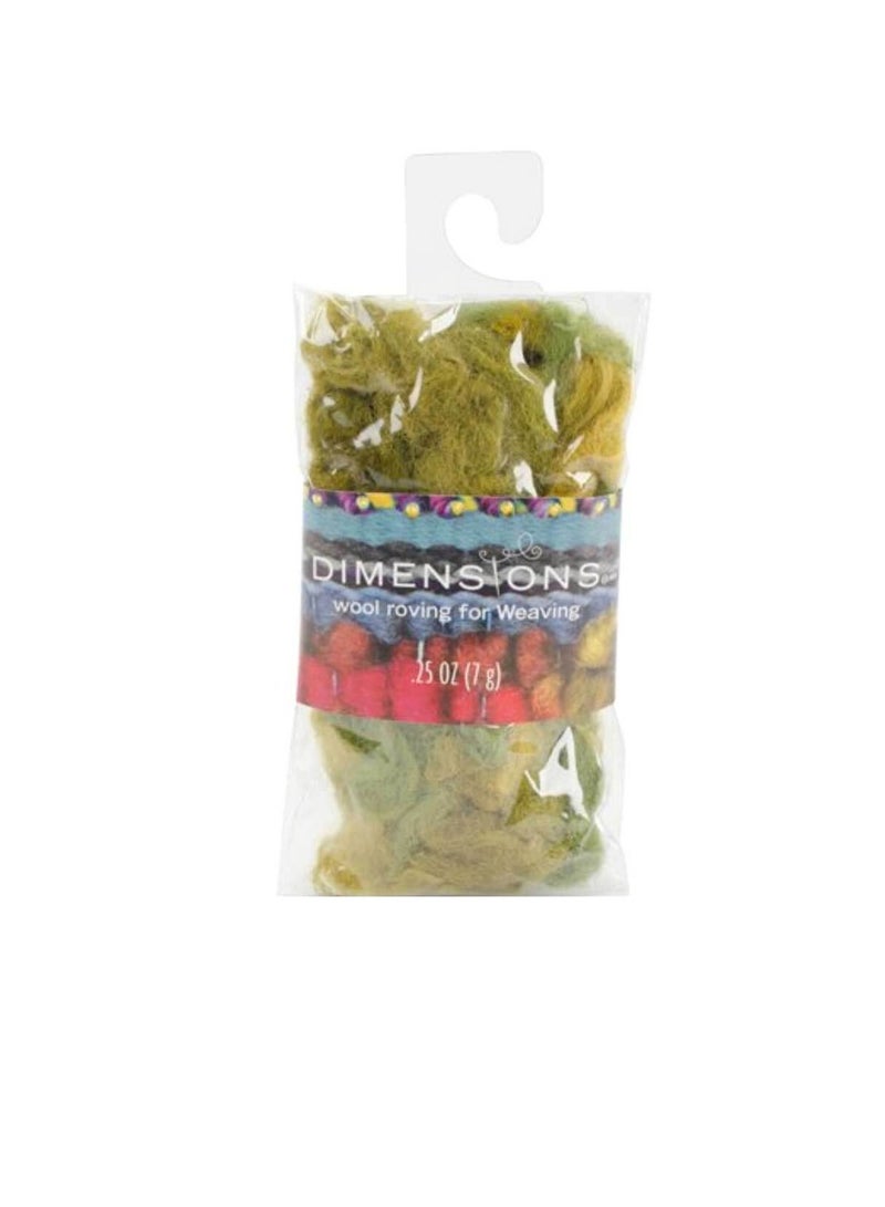 Dimensions Olive Curly Roving For Weaving 7g - Image 3