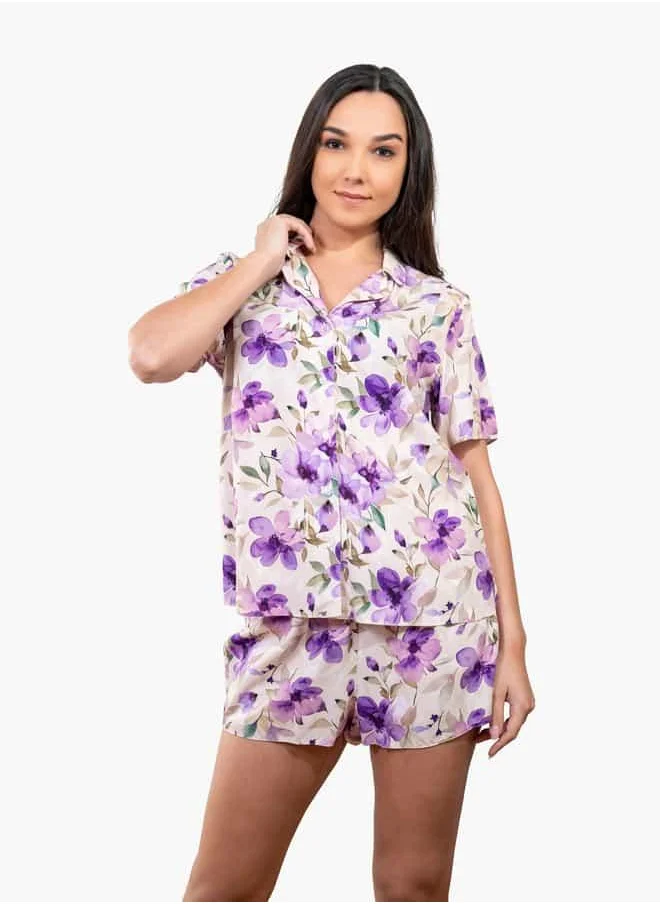 Aadaraya Ss Classic Short Pj Set For Female