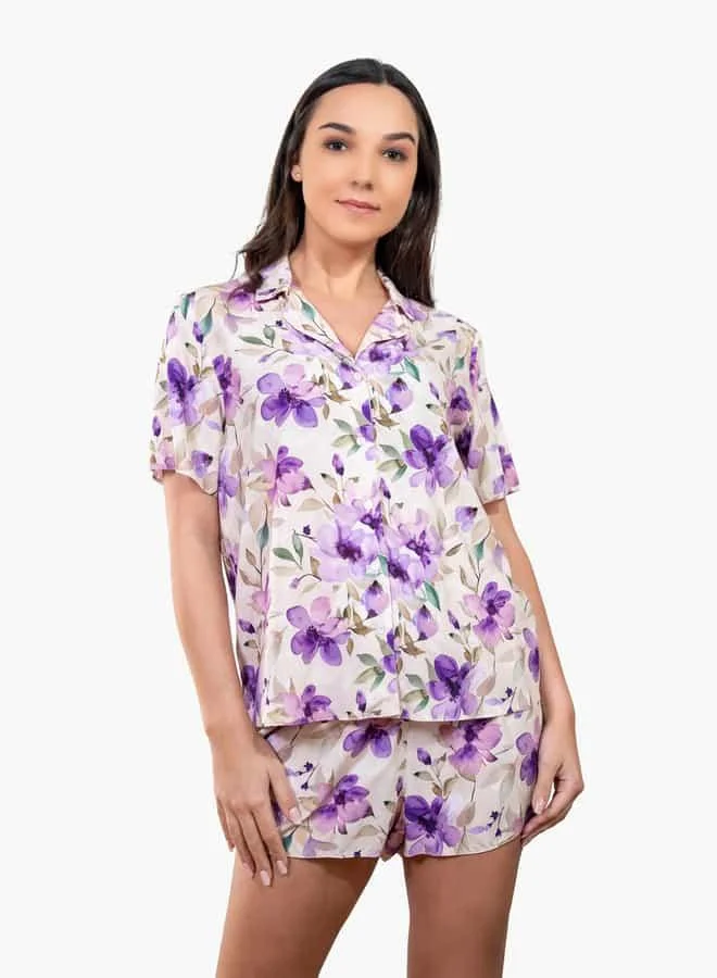Aadaraya Ss Classic Short Pj Set For Female