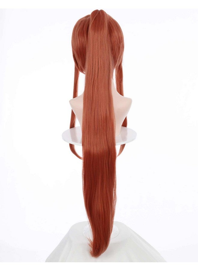 Miccostumes Women'S Anime Cosplay Wig Clip On Ponytail (Red) - Image 4