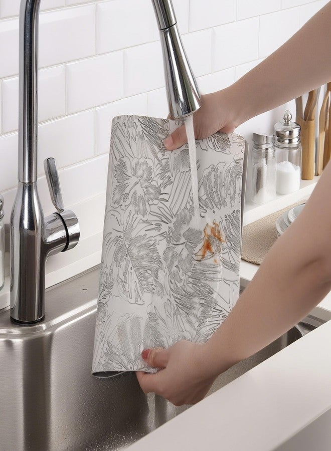 بوليت مفارش طعام من الفينيل المنقوش القابل للغسل من POLYTE، مناسبة للاستخدام الداخلي والخارجي، طقم من 4 قطع - Image 3