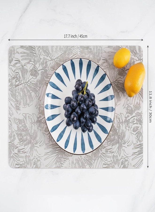 بوليت مفارش طعام من الفينيل المنقوش القابل للغسل من POLYTE، مناسبة للاستخدام الداخلي والخارجي، طقم من 4 قطع - Image 4