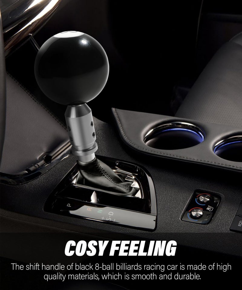 SUJADE YAKEFLY Universal Gear Shift Knob Adapter,Aluminum Alloy Automatic Shifter Adapter Car Adapter,Shifter Boot Retainer Stick Connector for Non-Threaded Manual M12x1.25 (Silver), 299PDTPJ001 - Image 5