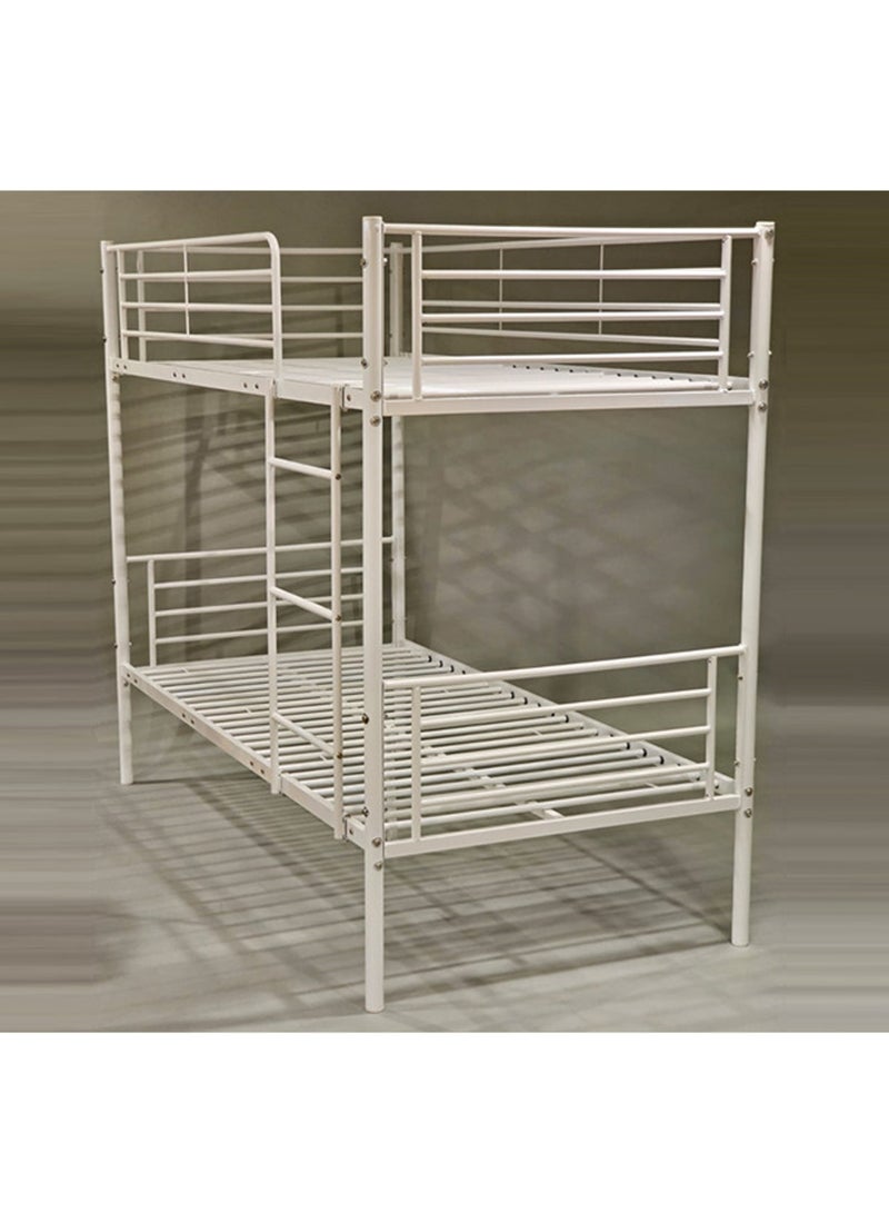 Living سرير بطابقين فردي فانيليا أبيض 190*90*160 سم. - Image 2